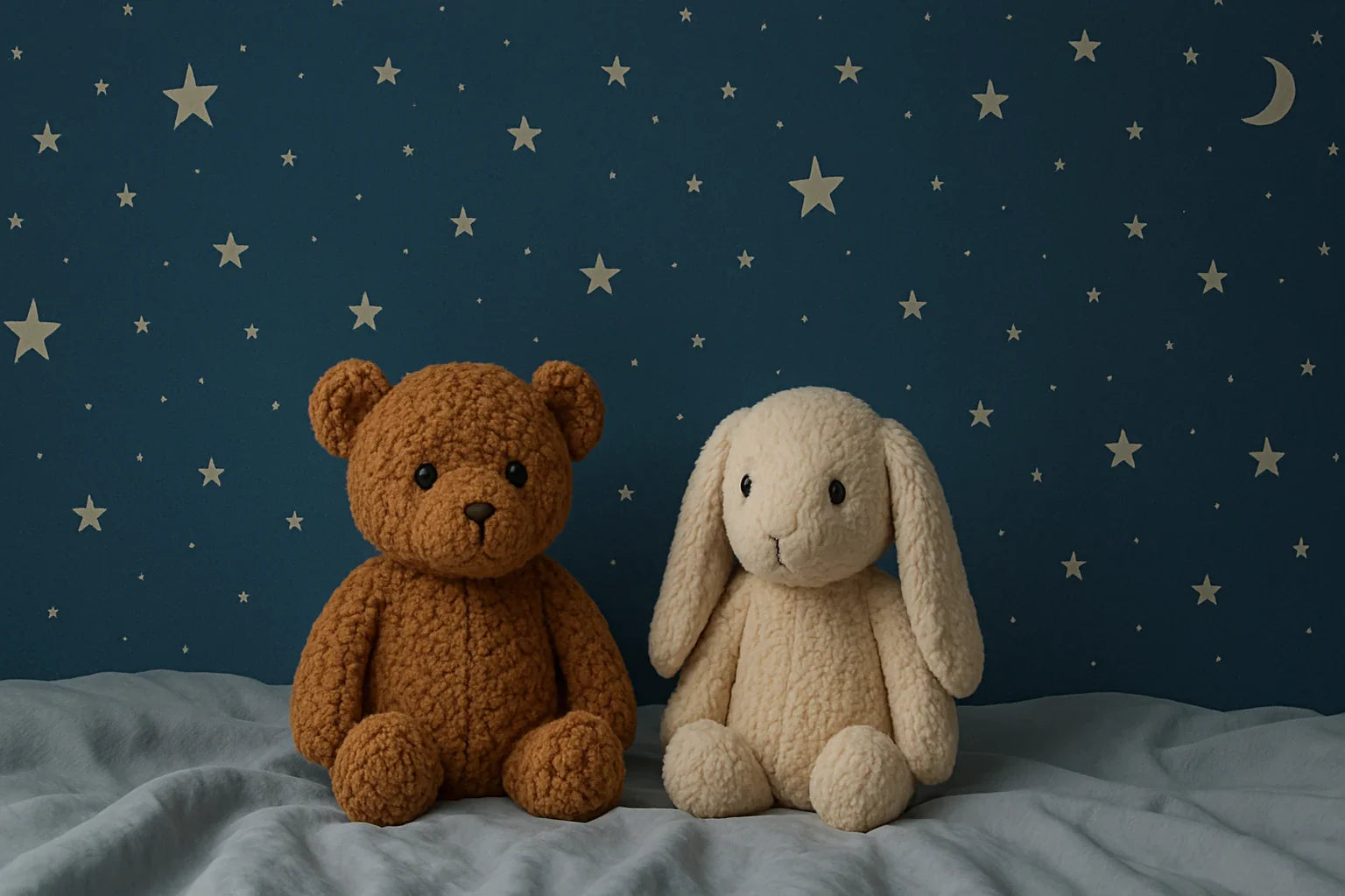Créer un cocon enfant : peluches & ciel étoilé