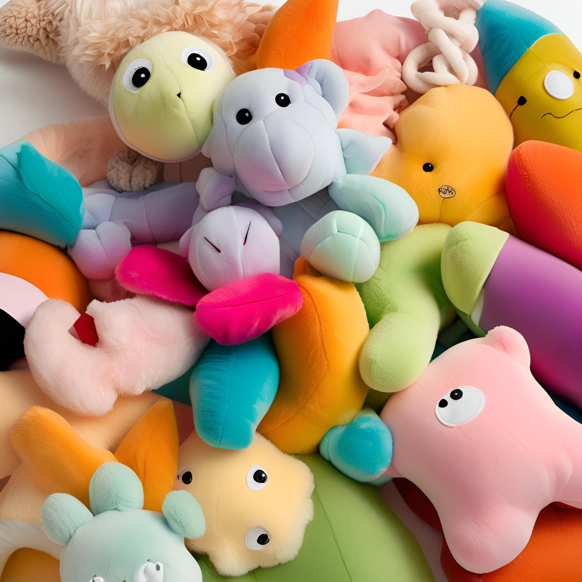 Les Peluches et l'apprentissage des couleurs et des formes