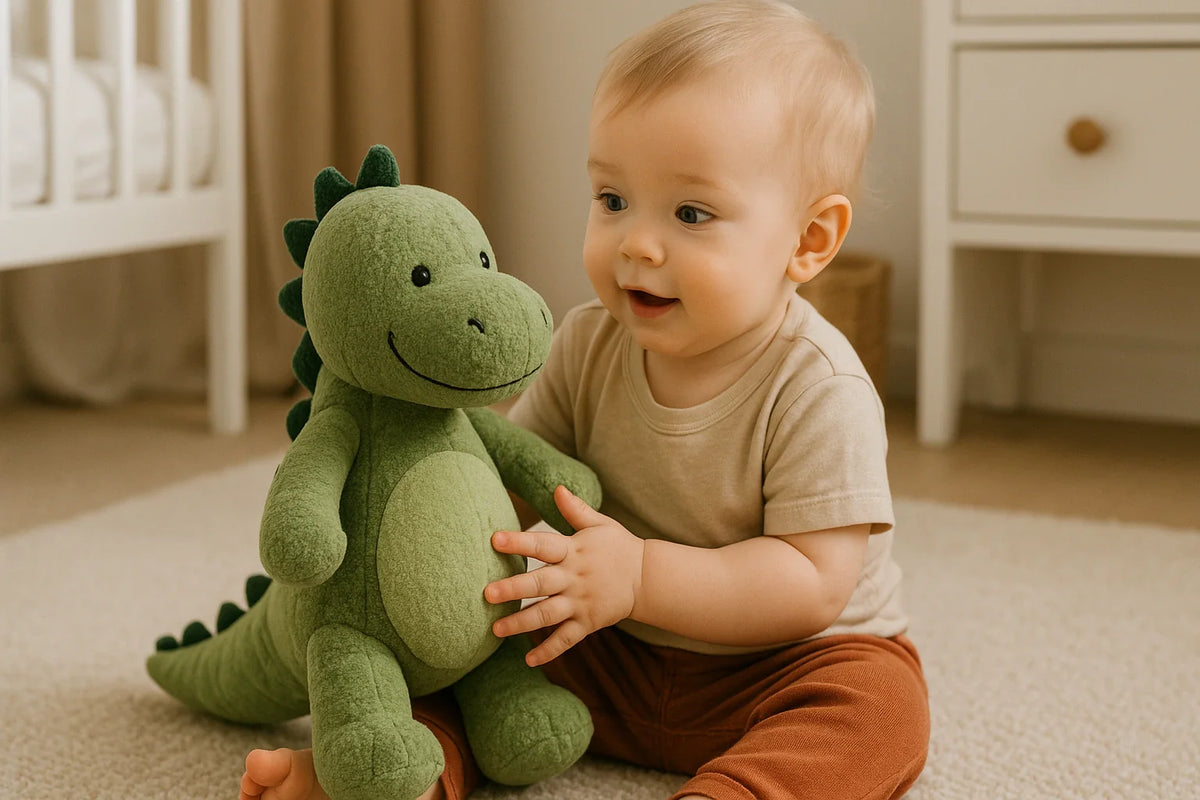Pourquoi offrir une peluche dinosaure aux tout-petits ? Image
