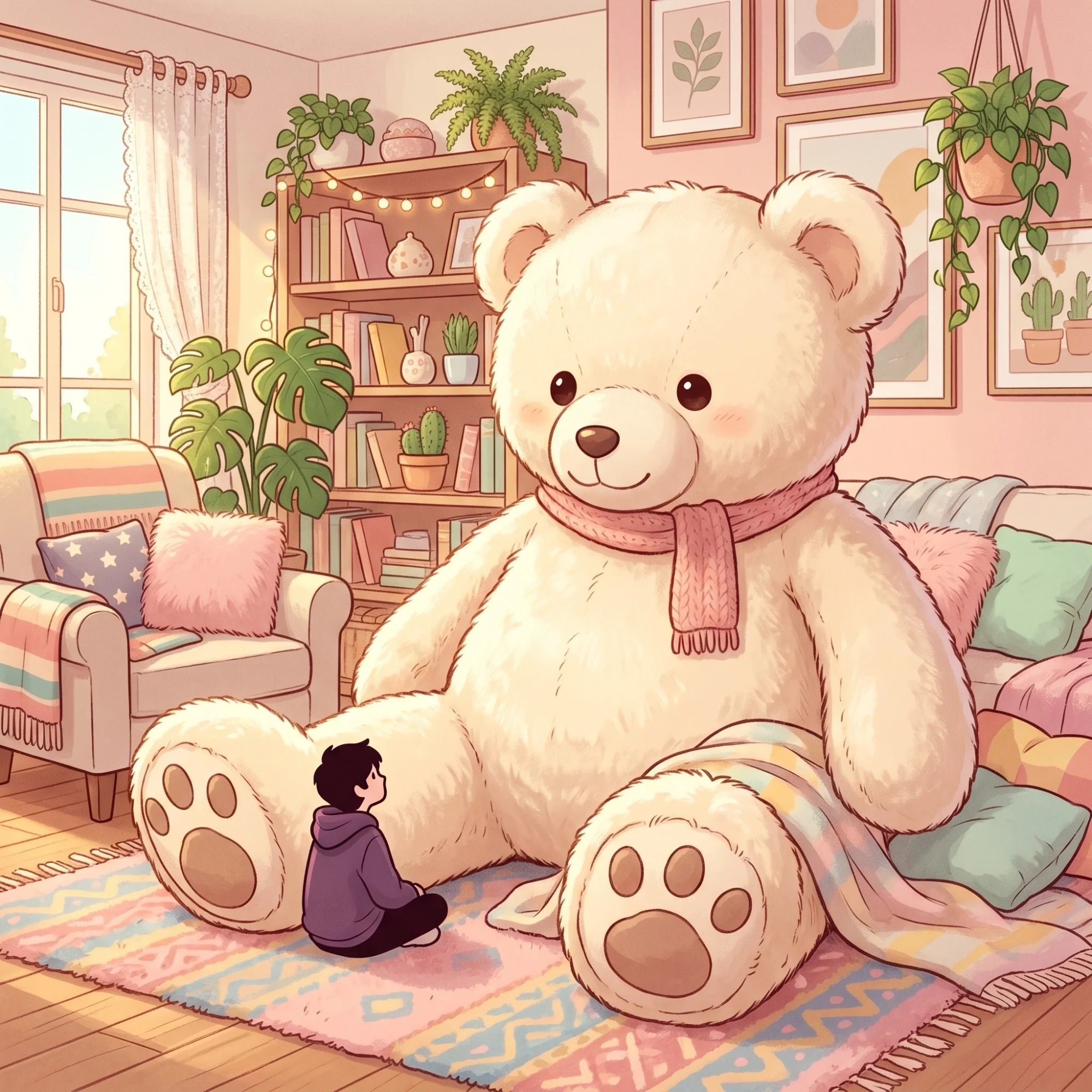 Pourquoi les peluches géantes font leur grand retour dans nos salons. Image