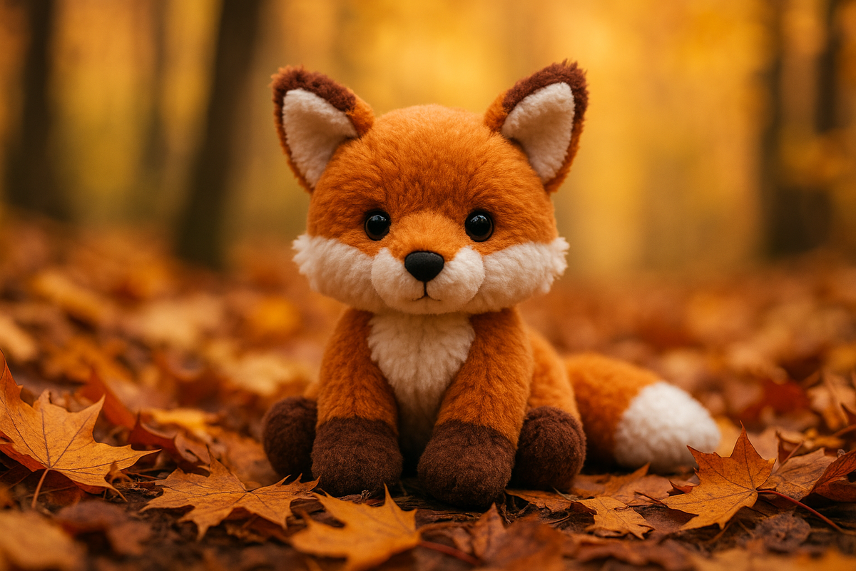 Renard en peluche : le cadeau tendance de l’automne Image