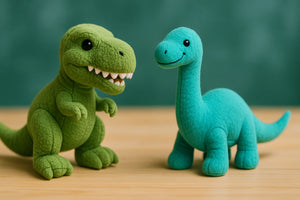 T-Rex ou Diplodocus : quelle peluche choisir ?
