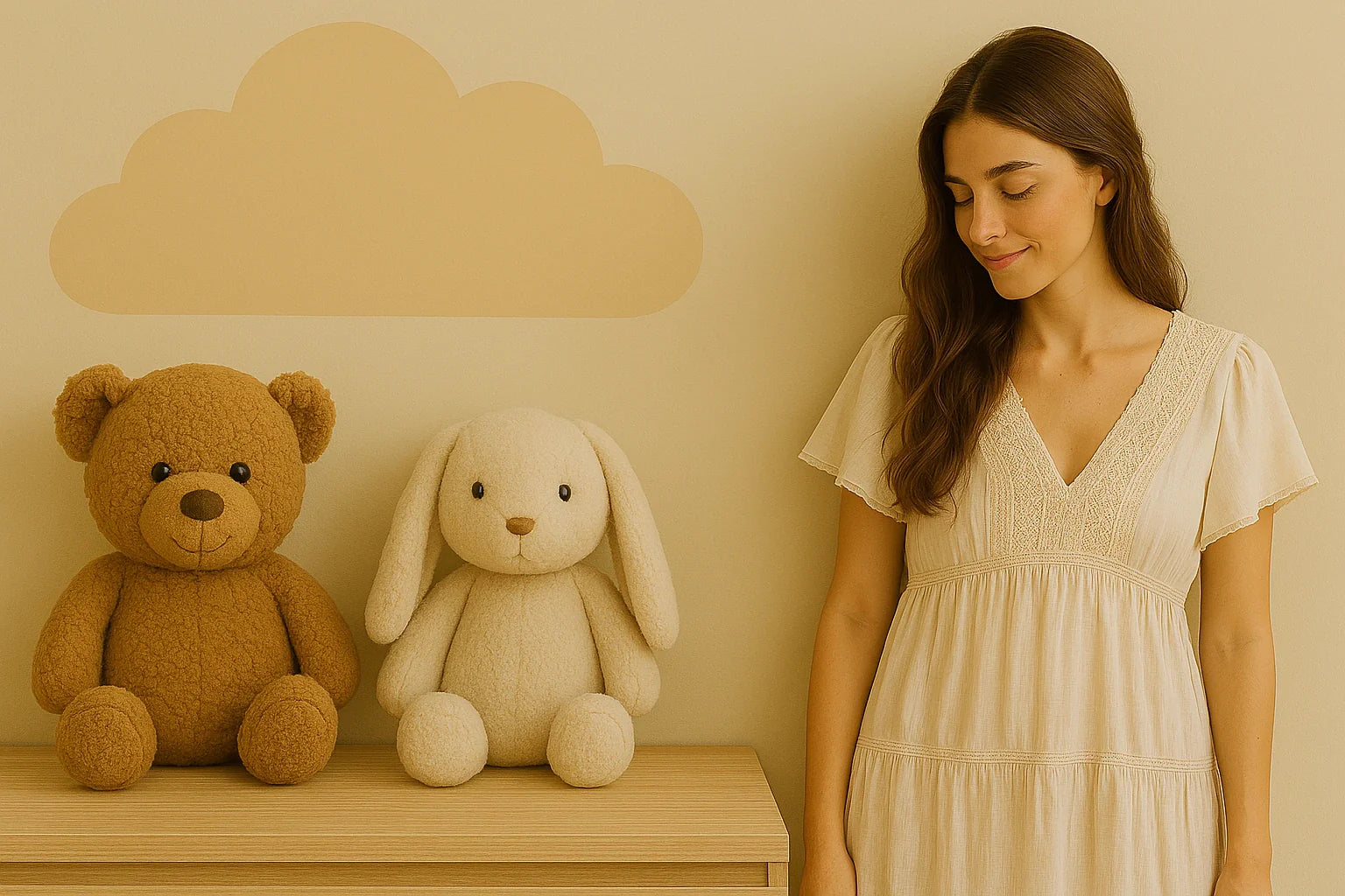 Tendresse bohème : peluches, tissus doux et robes légères