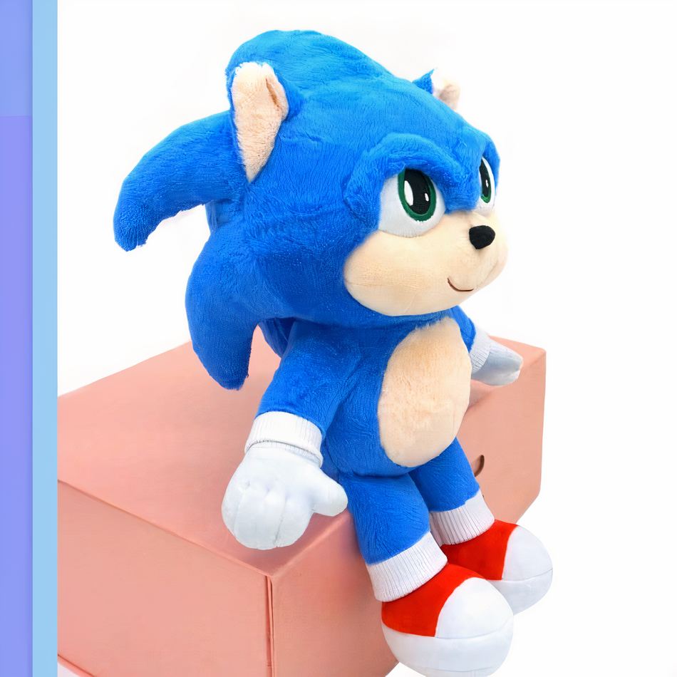 Peluche hérisson Sonic doux enfant mignon câlin
