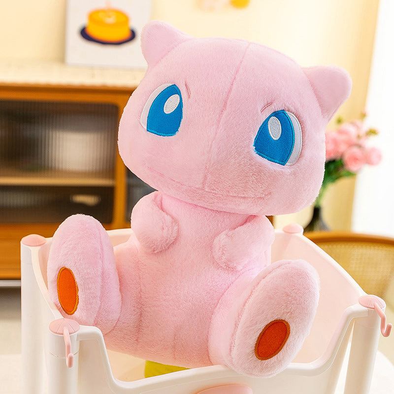 Peluche mew pokémon rose légendaire mystère psy