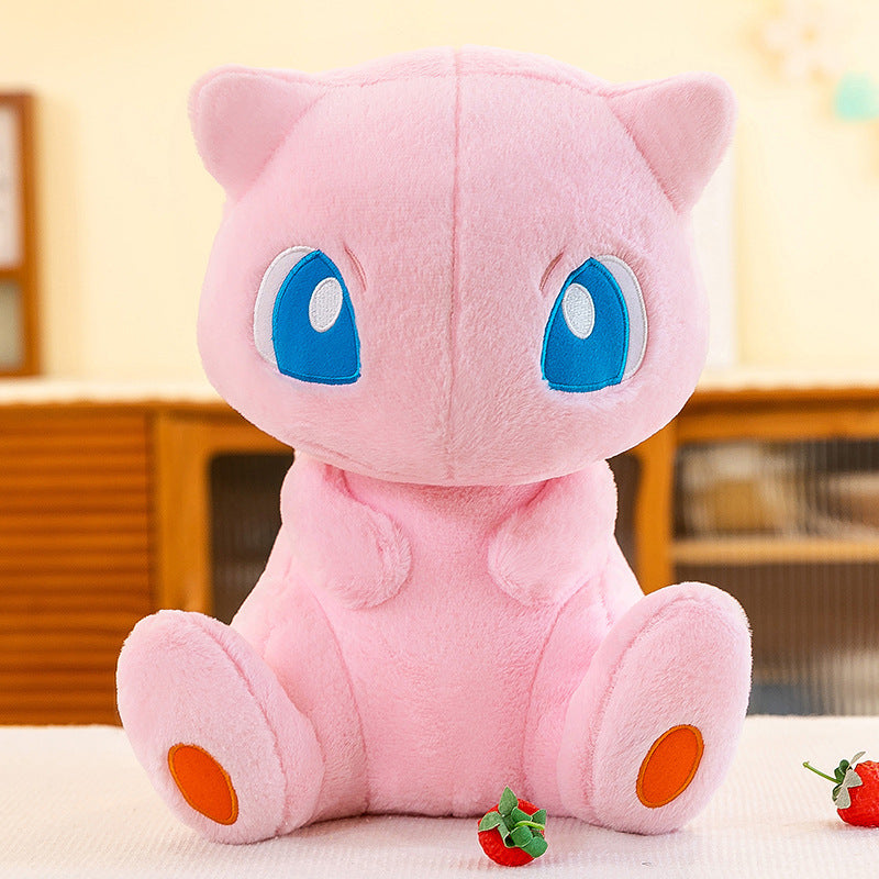 Peluche mew pokémon rose légendaire mystère psy