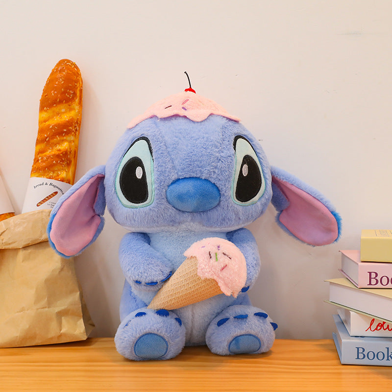 Peluche Stitch bleu douce et mignonne avec glace