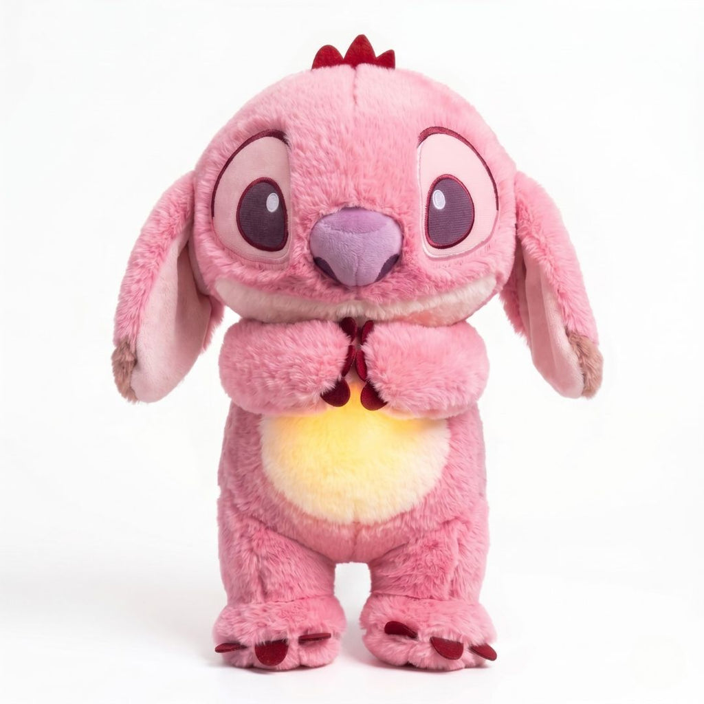 Peluche stitch qui respire à bruit blanc