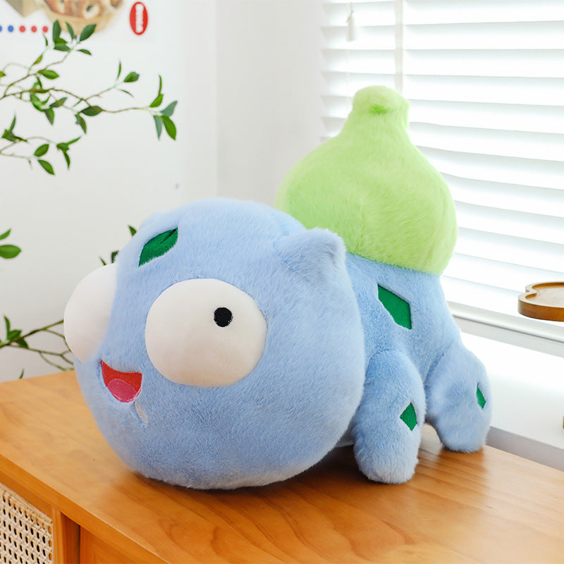 Peluche carapuce pokémon allongée rigolote