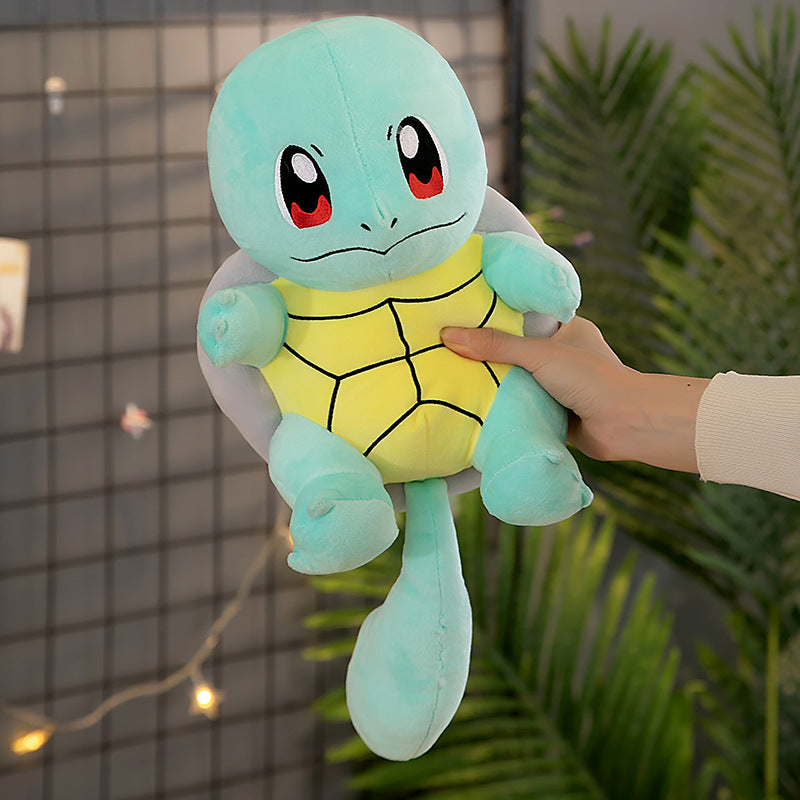 Peluche carapuce pokémon bleu carapace douce