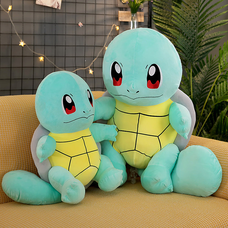 Peluche carapuce pokémon bleu carapace douce