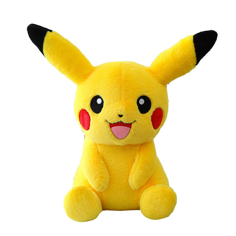 Peluche pikachu pokémon jaune joues rouges