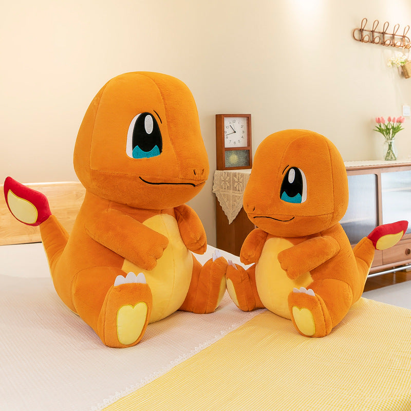 Peluche salamèche pokémon orange douce et adorable