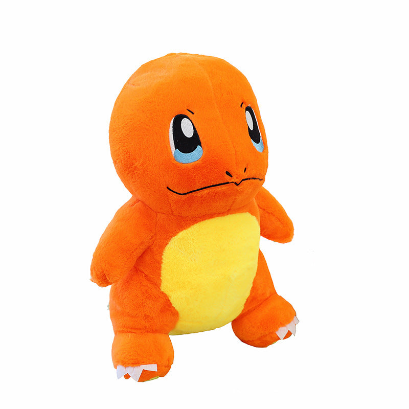 Peluche salamèche pokémon orange feu étincelant