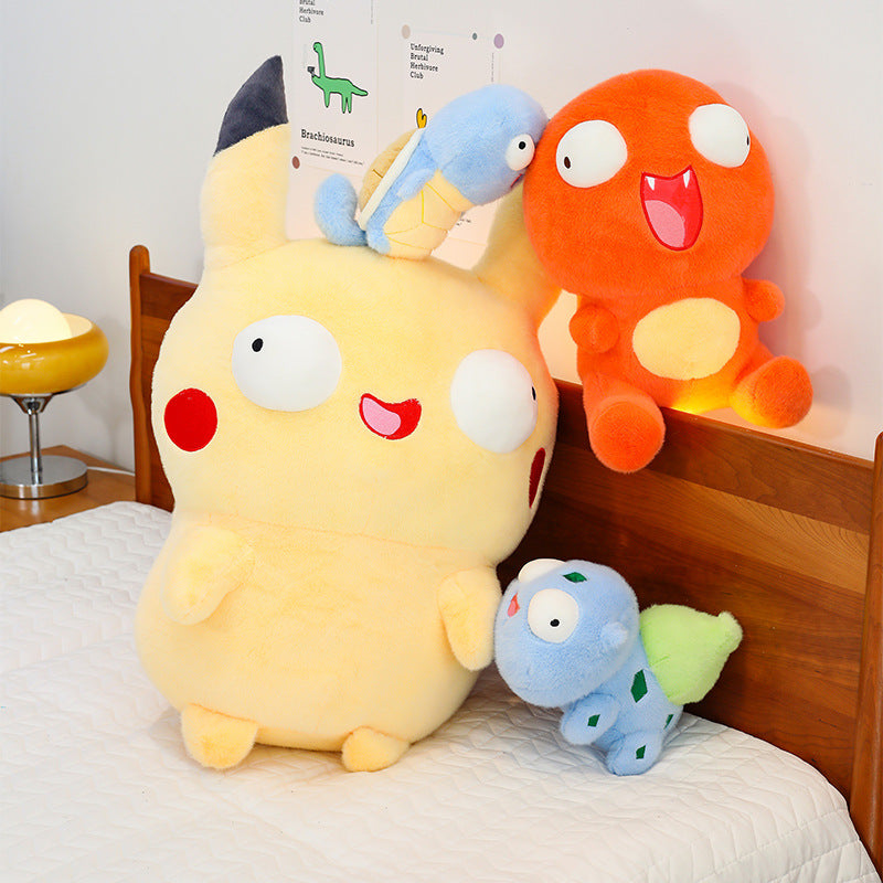 Peluche salamèche pokémon rigolote étincelle ardente