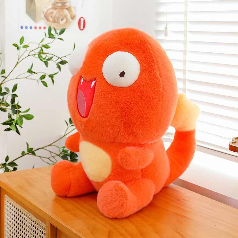 Peluche salamèche pokémon rigolote étincelle ardente