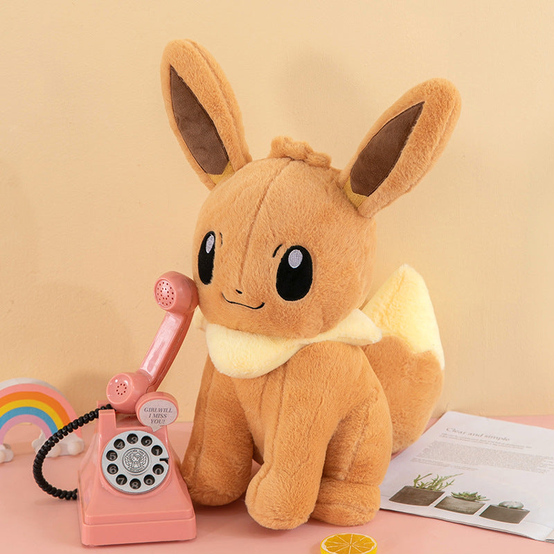 Peluche évoli pokémon fourrure douce évolution légendaire