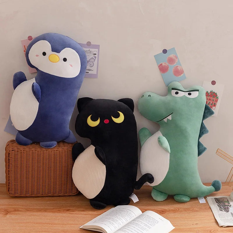 Peluche squishmallow pingouin bleu