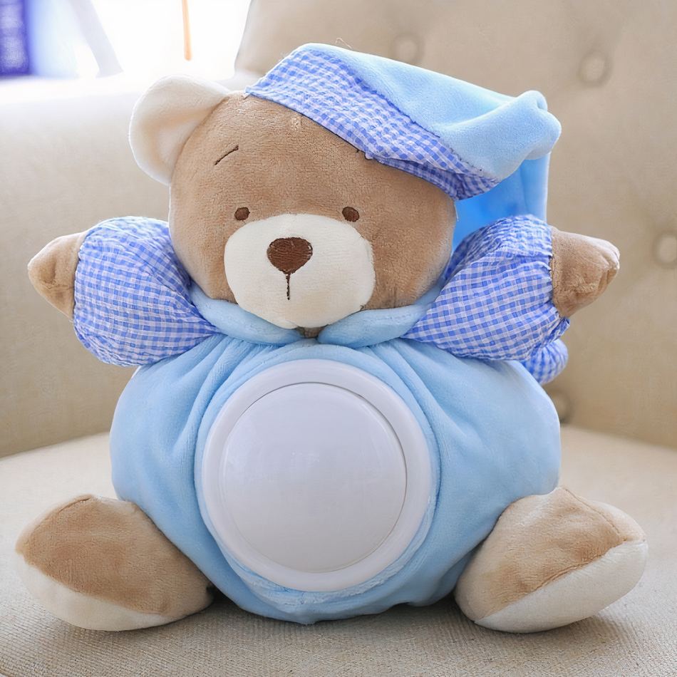 Peluche ours veilleuse douce nuit enfant rassurante