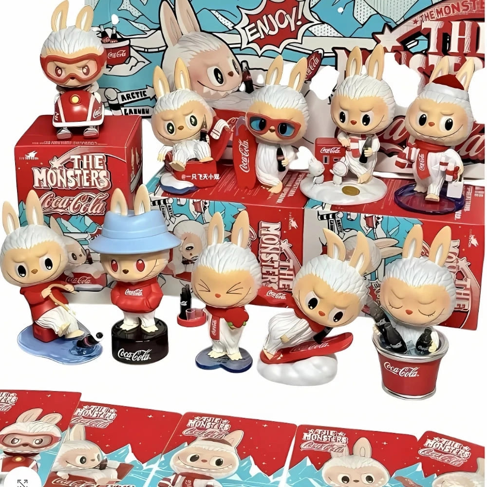 Boîte mystère Coca-Cola figurine type Labubu – The monsters