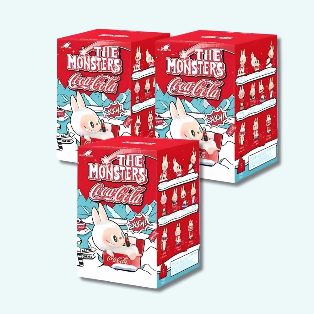 Boîte mystère Coca-Cola figurine type Labubu – The monsters