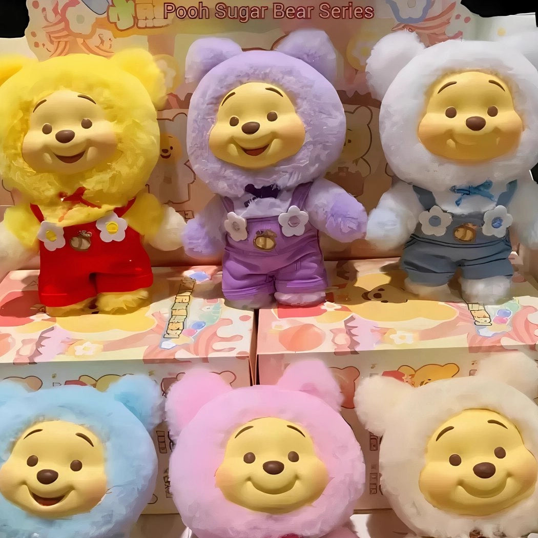 Boîte mystère peluche Winnie style Labubu