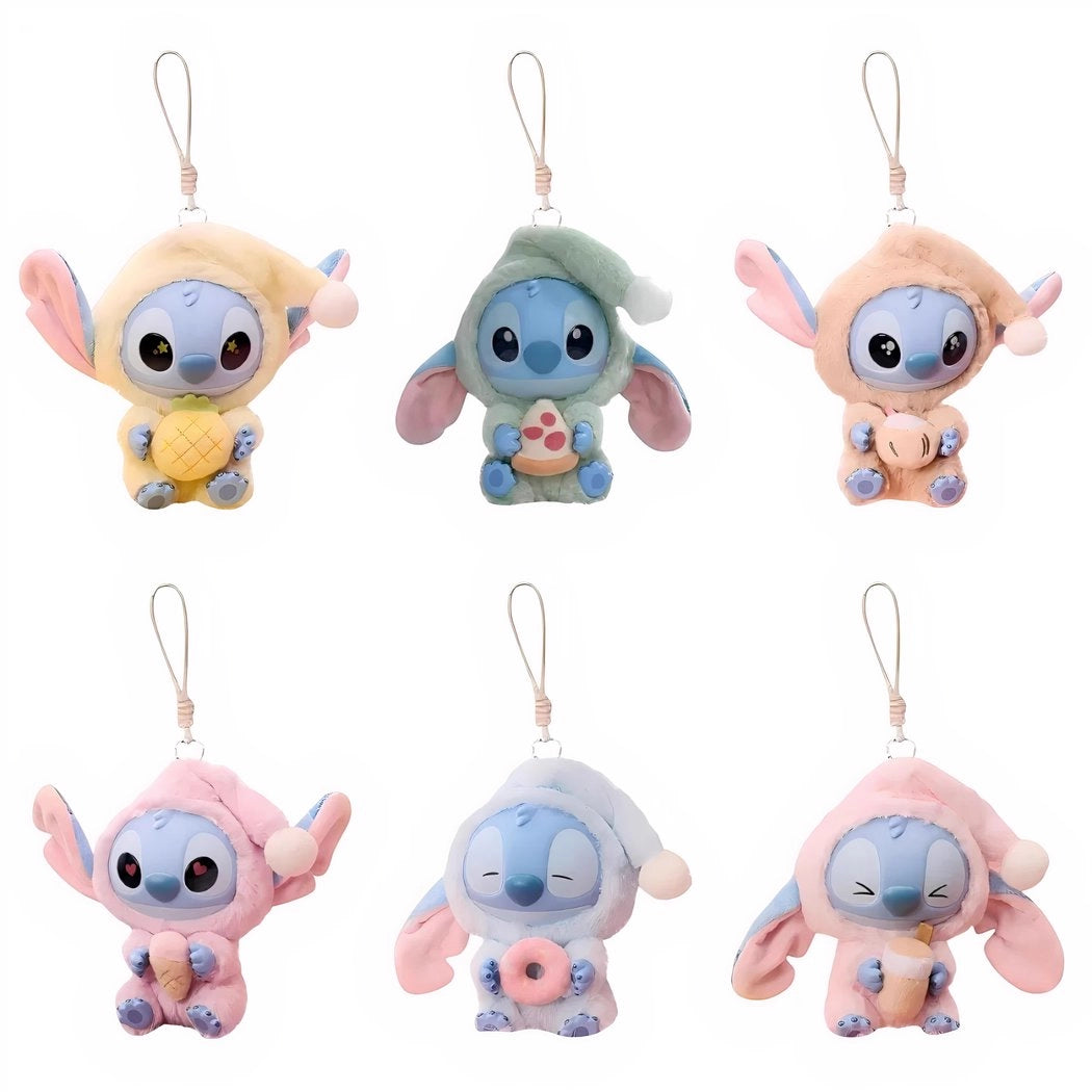 Box surprise peluche style Labubu Stitch