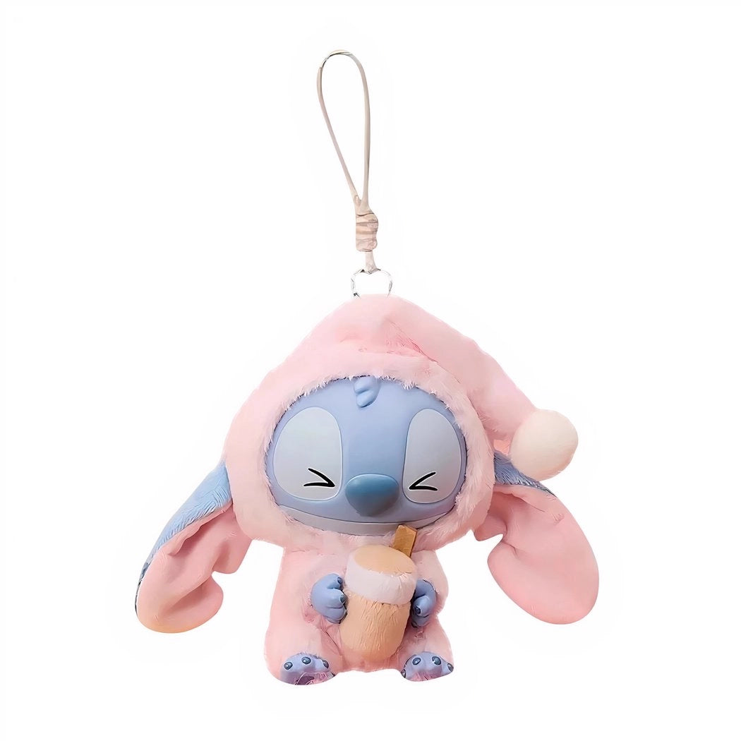 Box surprise peluche style Labubu Stitch