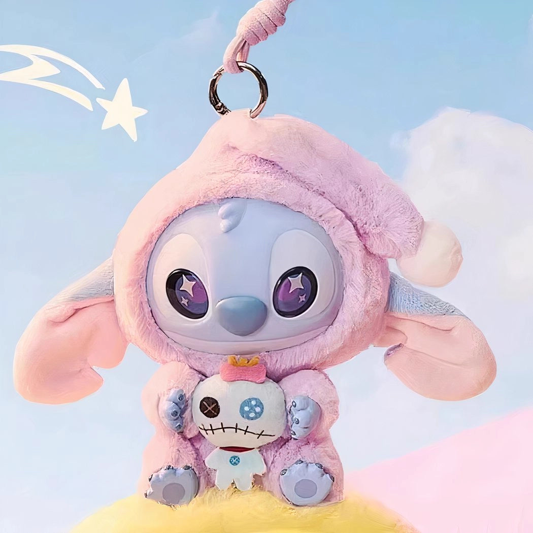 Box surprise peluche style Labubu Stitch