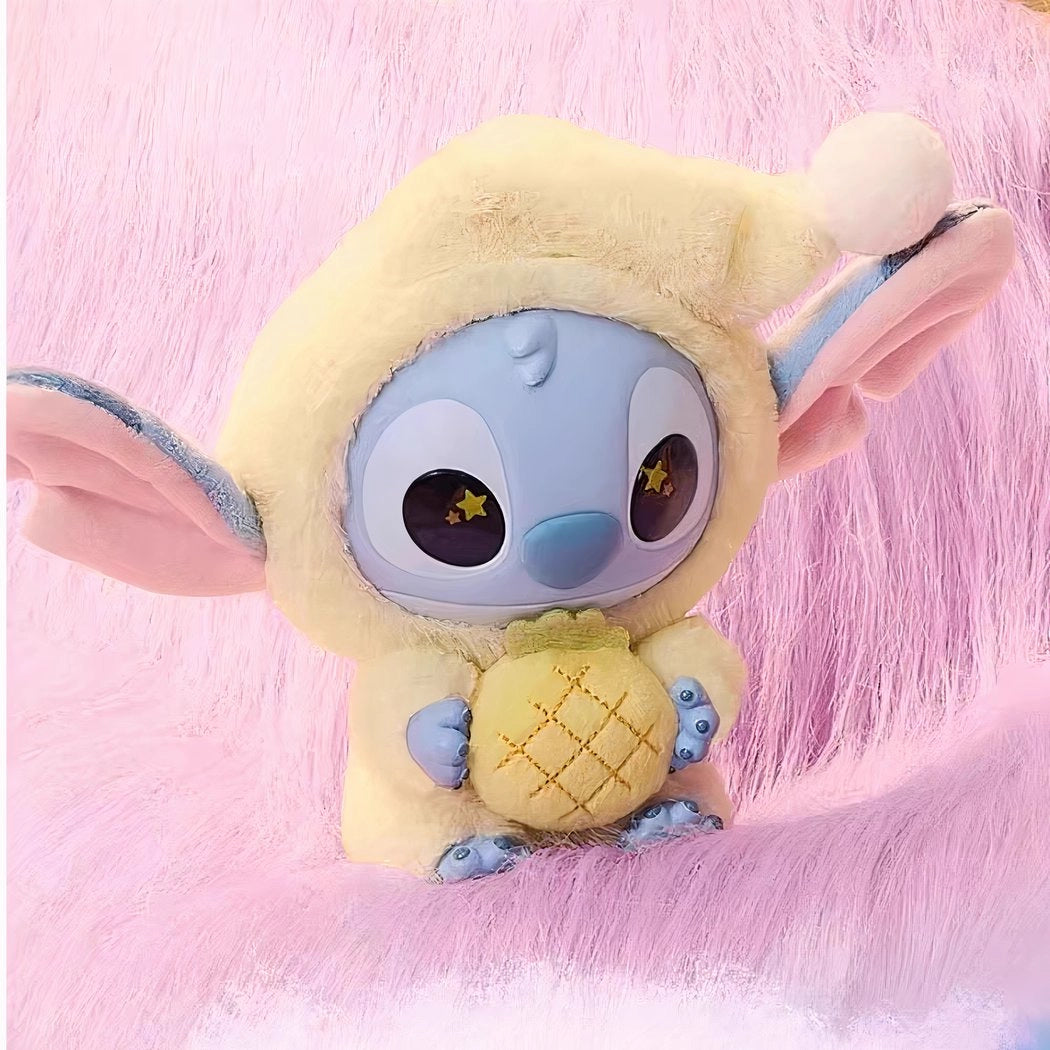 Box surprise peluche style Labubu Stitch