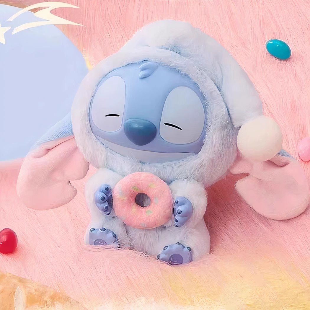 Box surprise peluche style Labubu Stitch