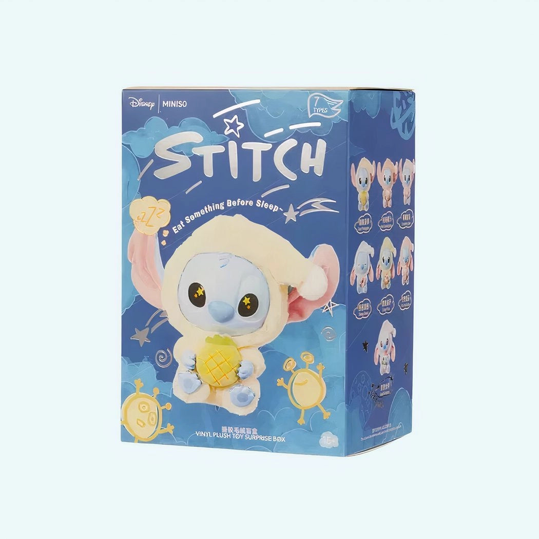 Box surprise peluche style Labubu Stitch