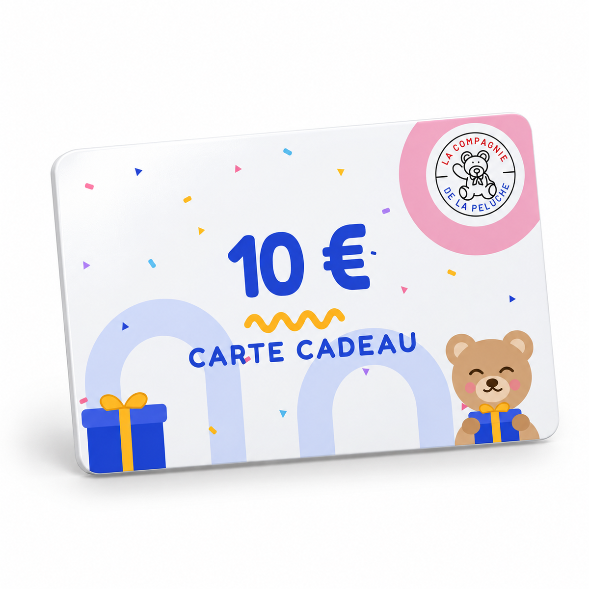 Carte cadeau de 10€ La compagnie de la peluche