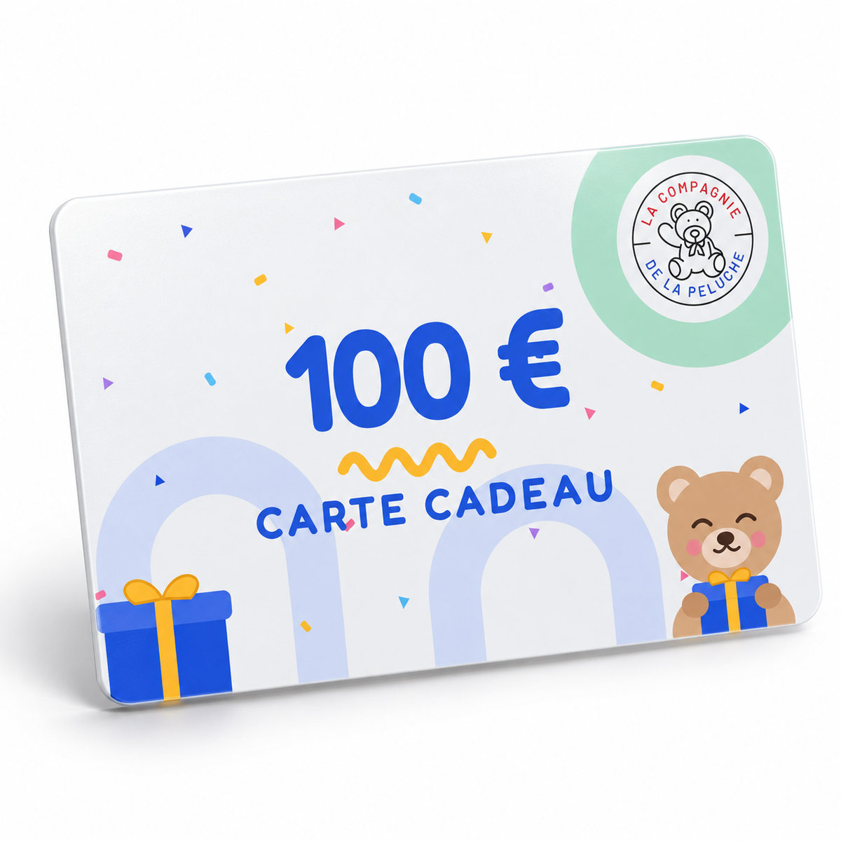 Carte cadeau de 100€ La compagnie de la peluche