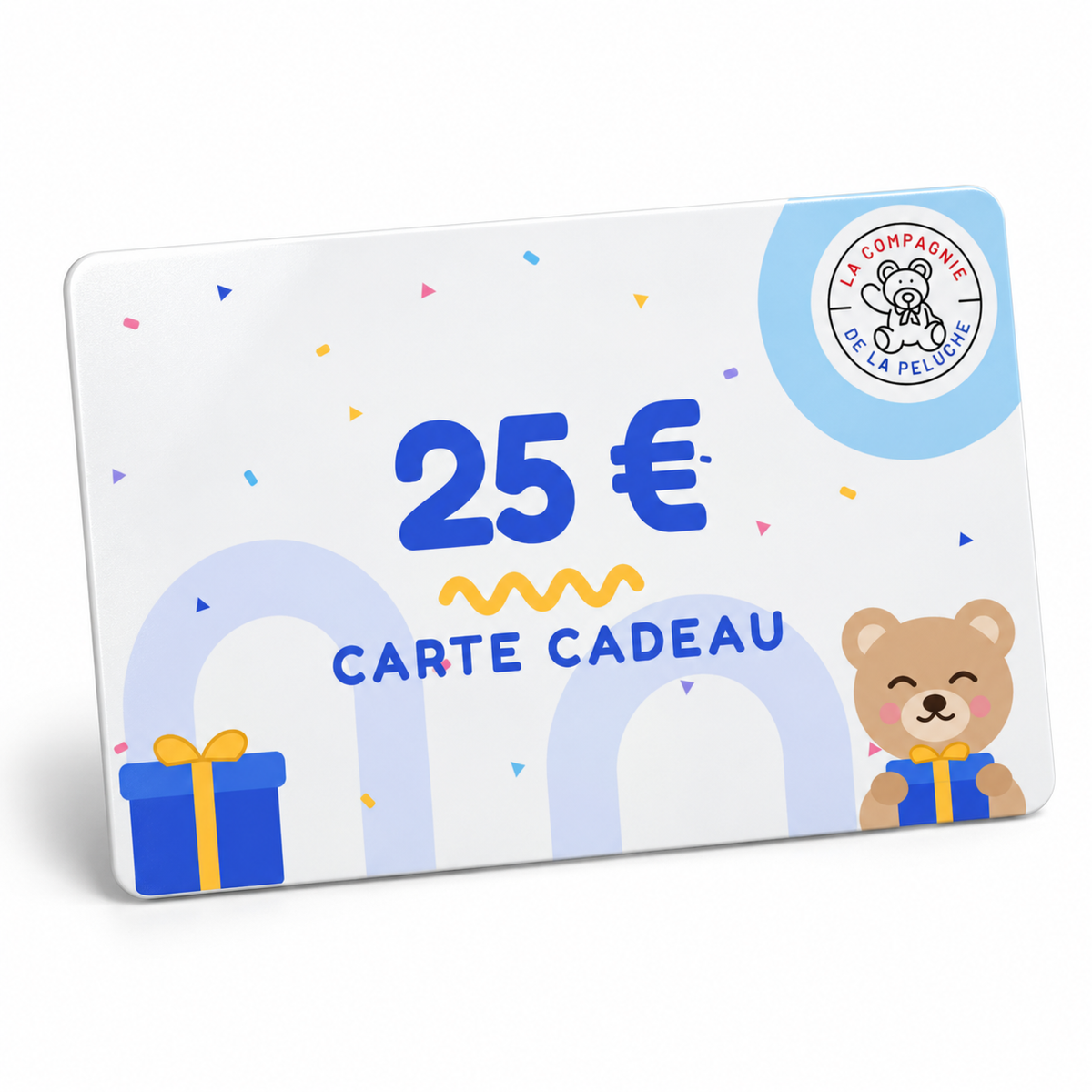 Carte cadeau de 25€ La compagnie de la peluche
