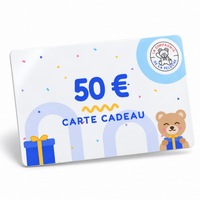 Carte cadeau de 50€ La compagnie de la peluche