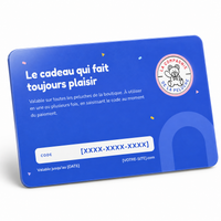 Carte cadeau verso La compagnie de la peluche