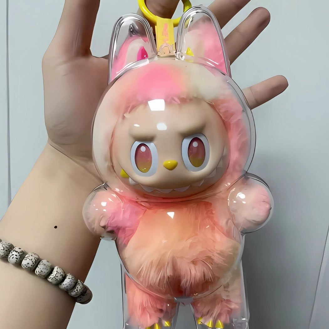 Coque protection antichoc pour peluche style Labubu debout