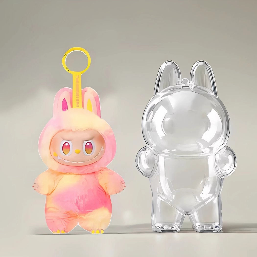 Coque protection antichoc pour peluche style Labubu debout