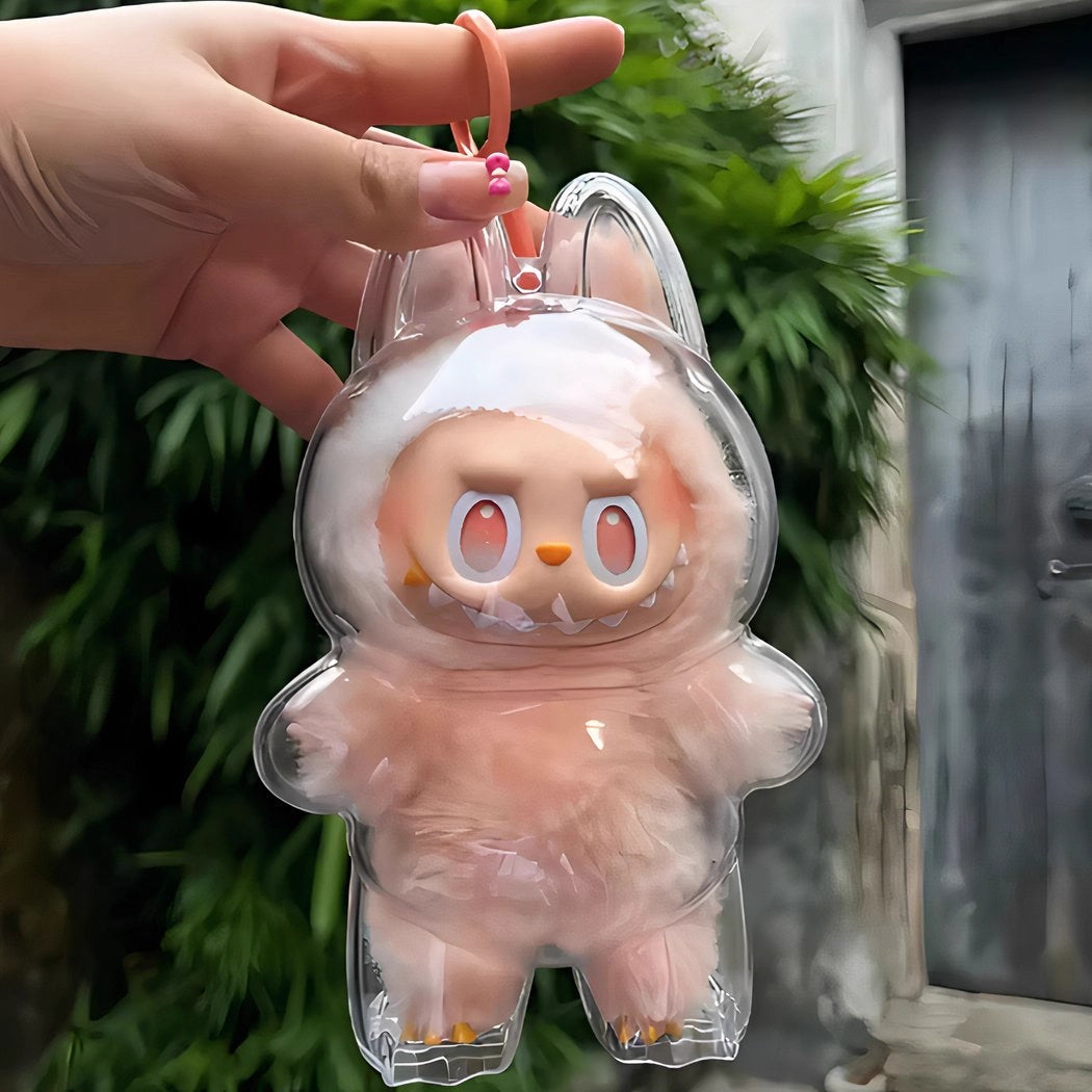 Coque protection antichoc pour peluche style Labubu debout