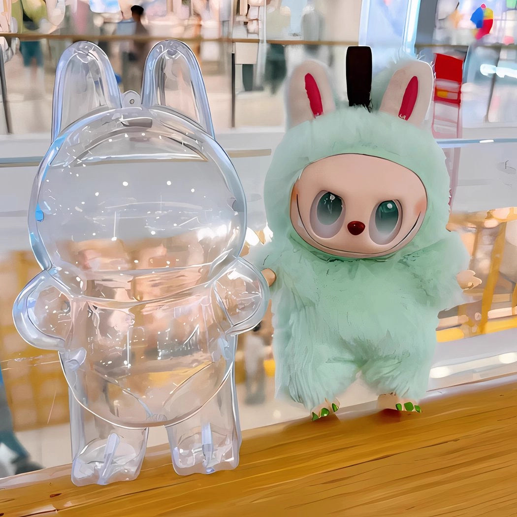 Coque protection antichoc pour peluche style Labubu debout