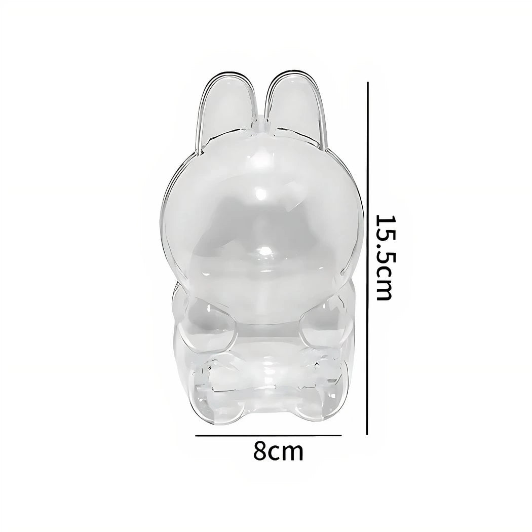 Coque protection peluche style Labubu assis