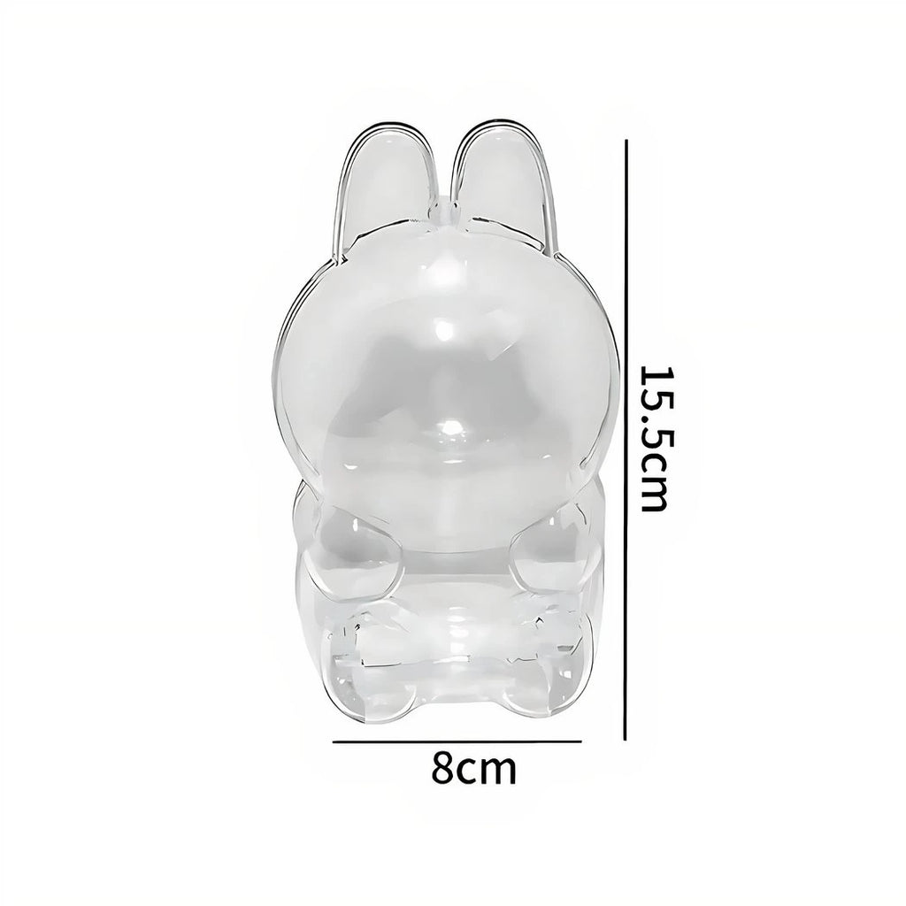 Coque protection peluche style Labubu assis