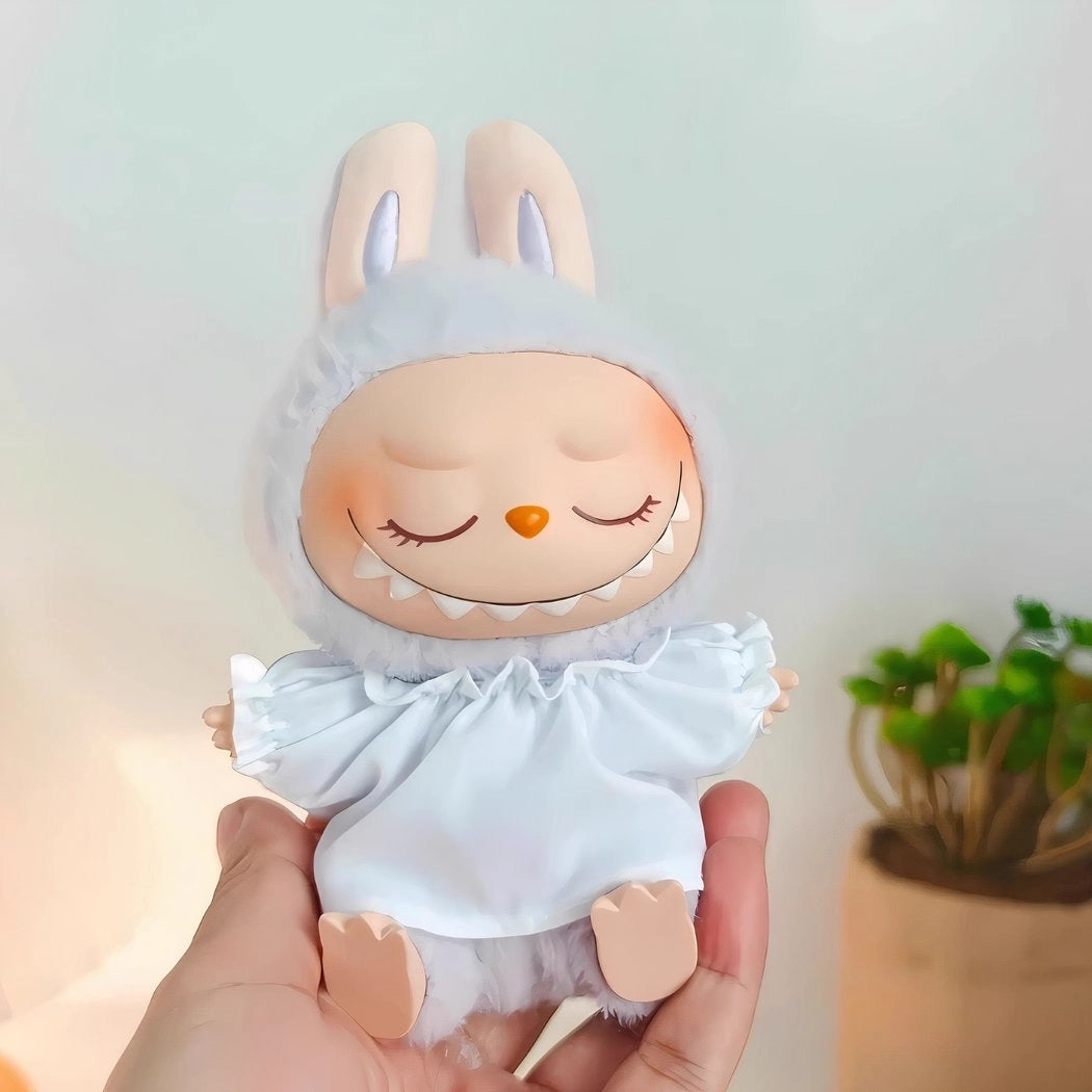 Ensemble de vêtements peluche type Labubu mignon