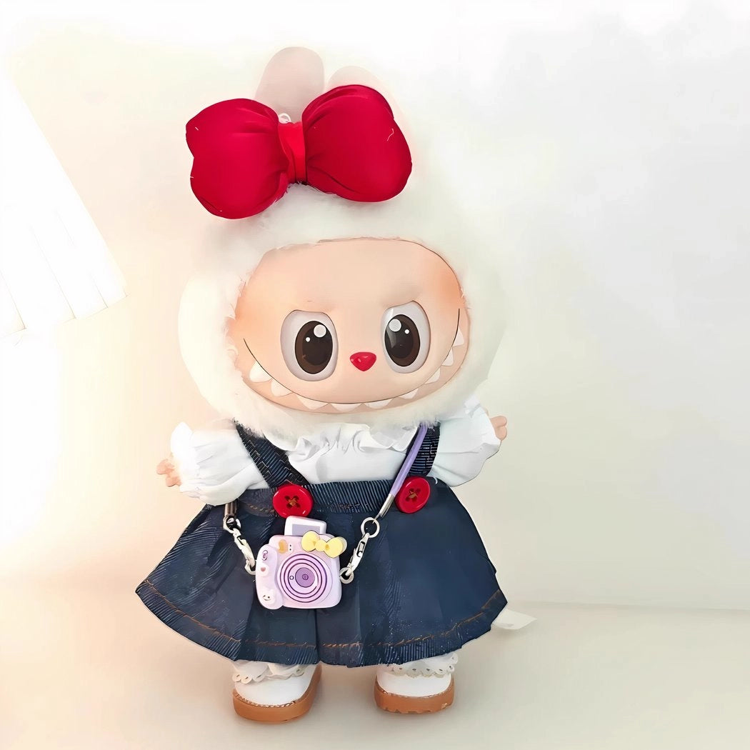 Ensemble de vêtements peluche type Labubu mignon