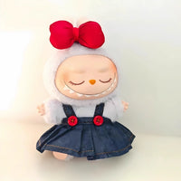 Ensemble de vêtements peluche type Labubu mignon
