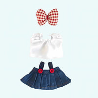 Ensemble de vêtements peluche type Labubu mignon
