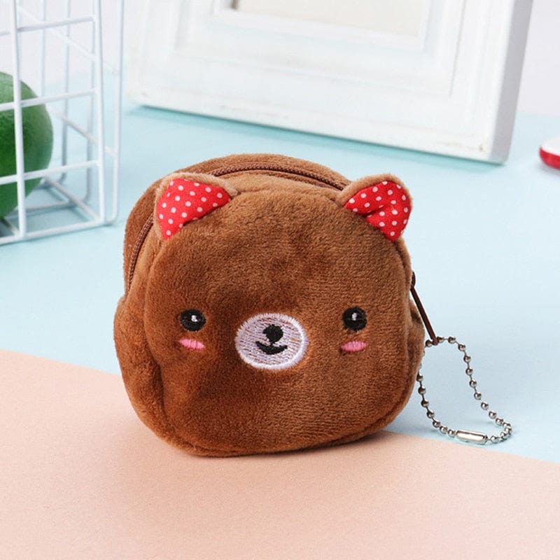 L'oursonne câlin - petit sac en peluche