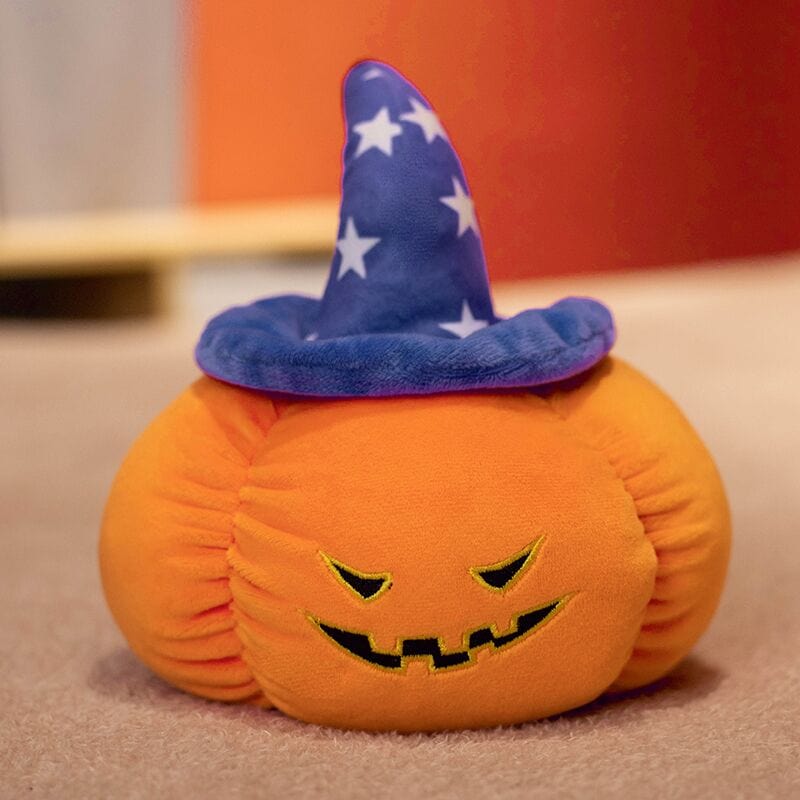 La citrouille de la peur - peluche d'halloween Machiavélique Bleu / 20cm