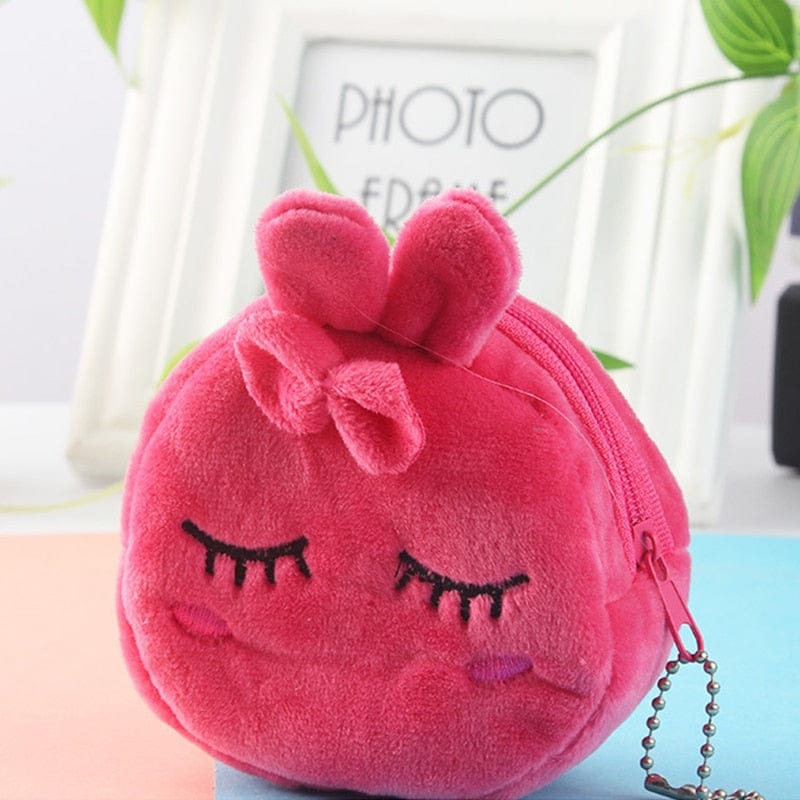 La framboise câlin - petit sac en peluche